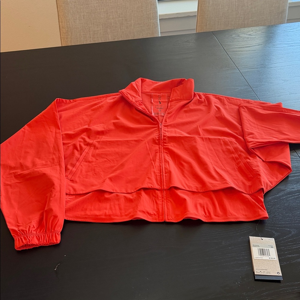 Nike Women's Vibrant Red Dri-Fit Jacket